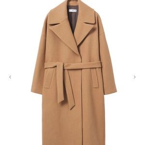 MANGO | Oversized Trench | Wide Lapel | Wool Blend | S
